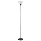 Mainstays 71-Inch Black Floor Lamp with Modern Design and 3-Way Switch