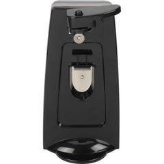 Mainstays Can Opener and Knife Sharpener, Bottle Opener with Removable Cutting Lever Black