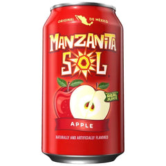 Manzanita Sol Apple Soda, 12 fl oz, 24-count