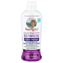 MaryRuth's, Liquid Nighttime Multimineral + Skin Renew, Berry Dream