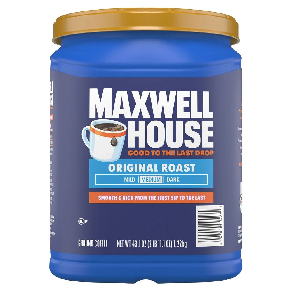 Maxwell House Original Roast Medium Ground Coffee, 43.1 oz. - USA MEGA SHOP