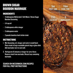 McCormick Grill Mates Brown Sugar Bourbon Seasoning 9.5 oz. - USA MEGA SHOP