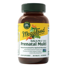 MegaFood Prenatal Multivitamin Minis, Baby and Me, 180 Tablets - USA MEGA SHOP
