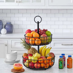 Member'S Mark 2 Tier Wire Basket Stand, Assorted Colors