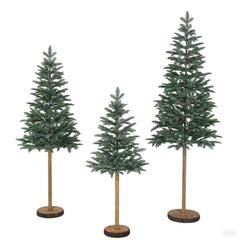 Member's Mark Pre-Lit Alpine Tree Décor, Set of 3