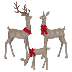 Member's Mark Pre-Lit Animated Deer Family, Set of 3 - USA MEGA SHOP