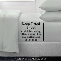 Member's Mark 450-Thread-Count Solid Sheet Set, Assorted Sizes