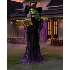 Member's Mark 9' Pre-Lit Animated Spell-Casting Witch - USA MEGA SHOP