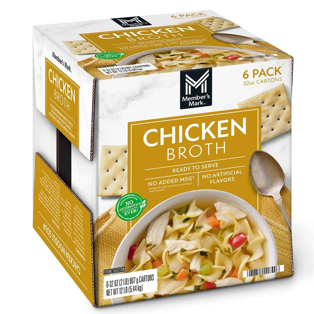 Member's Mark Chicken Broth, 32 oz., 6 pk. - USA MEGA SHOP