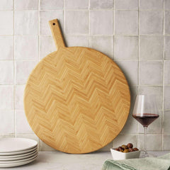 Member's Mark Herringbone Bamboo Charcuterie Board