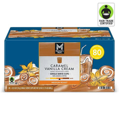 Member's Mark Medium Roast Coffee Pods, Caramel Vanilla Cream, 80 ct. - USA MEGA SHOP