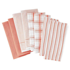 Member's Mark Plaid Leno 8 Piece Kitchen Towel Set, Choose Color - USA MEGA SHOP