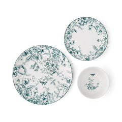 Member's Mark 12-Piece Porcelain Toile Dinnerware Set