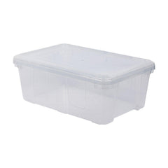 Member's Mark Contenedores de Almacenamiento Transparentes de 13 Cuartos, 10.9" D x 16.4" An x 6.4" Al, Paquete de 4