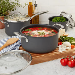 Member's Mark 15-Piece Hard Anodized Nonstick Aluminum Cookware Set