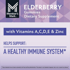 Member's Mark Elderberry Immune Health Gummies, 150 ct.
