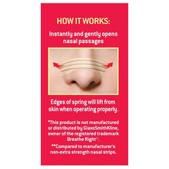 Member's Mark Extra Strength Drug Free Nasal Strips, Tan, 44 ct.