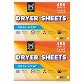 Member's Mark Fabric Softener Dryer Sheets, Fresh Scent, 480 ct. - USA MEGA SHOP