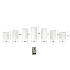 Member's Mark Flameless LED Wax Candles, 7 pc.