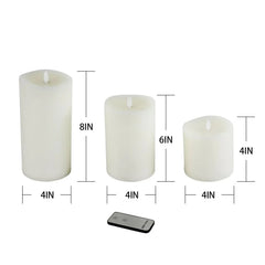 Member's Mark Flameless Moving LED Wax Candles, Set of 3