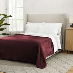 Member's Mark Herringbone Velvet Plush Blanket