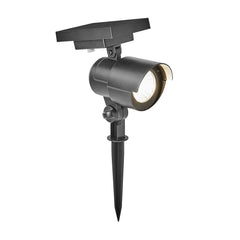 Member's Mark Matte Black LED Solar Spot Lights, 2-pack - USA MEGA SHOP