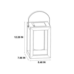 Member's Mark Porte LED Solar Table/Floor Lantern - USA MEGA SHOP