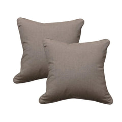 Member's Mark Solid Accent Pillows with Sunbrella Fabric, Set of 2