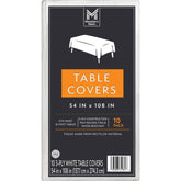 Member's Mark White 3-Ply Tissue Tablecovers, 54" x 108", 10 pk. - USA MEGA SHOP