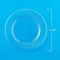 Member's Mark Clear Plastic Plates, 6.25" 90 ct.
