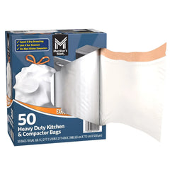 Member's Mark Heavy Duty 18-Gallon Kitchen & Compactor Trash Bags, 50 ct. - USA MEGA SHOP