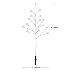 Member's Mark Pre-Lit Blossom Pathway Lights, Set of 3