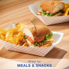 Members Mark Heavy Duty Paper Food Trays, 3lbs., 500ct.