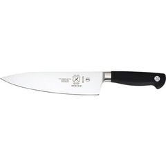 Mercer Culinary Genesis 8" Steel Short Bolster Chef's Knife, Black - USA MEGA SHOP