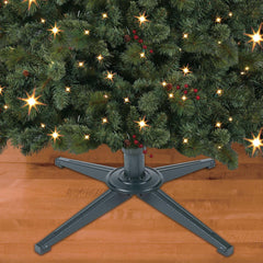 Metal Artificial Christmas Tree Stand up to 7.5 ft Tall and 1.5" in Diameter, Green, by Holiday Time
