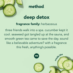 Method Body Wash, Deep Detox, 18oz