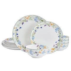 Mikasa Quinn 12-piece Bone China Dinnerware Set - USA MEGA SHOP