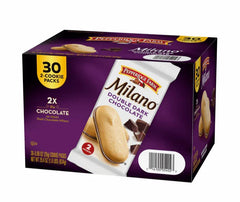 Pepperidge Farm Milano Cookies, Double Dark Chocolate, 0.98 oz (30-pk)