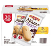 Milano Cookies, Double Dark Chocolate, 0.98 oz, 30-count - USA MEGA SHOP