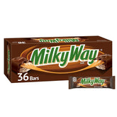 Milky Way Chocolate Candy Bars, Full Size, 1.84 oz., 36 pk. - USA MEGA SHOP