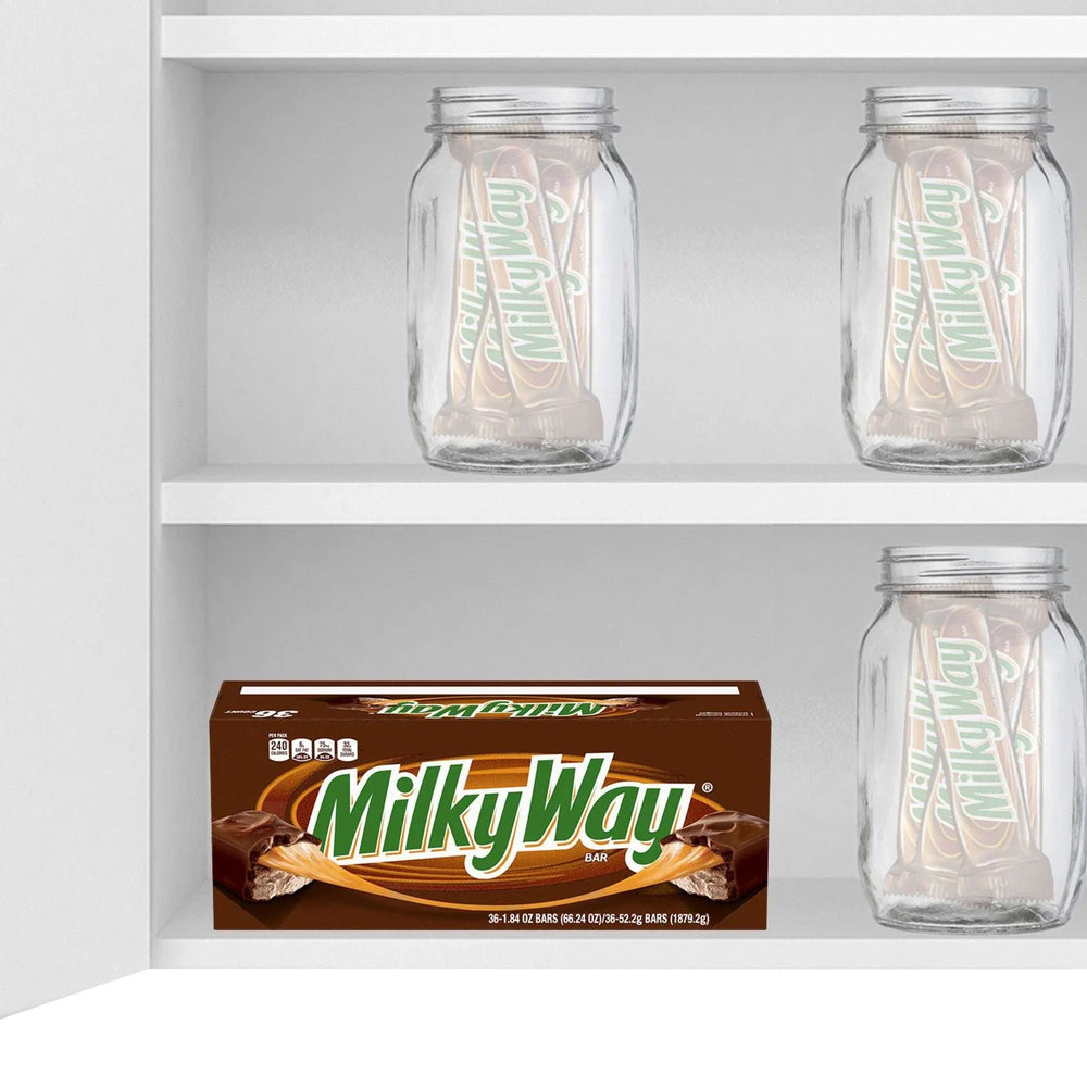 Milky Way Full Size Chocolate Candy, Caramel, 1.84 oz, 36-count - USA MEGA SHOP