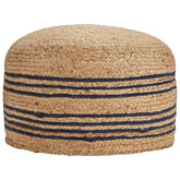 Mina Victory Jute Pouf - USA MEGA SHOP