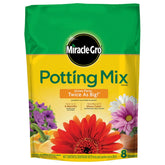 Miracle-Gro Potting Mix, For Indoor or Outdoor Potted Plants, Flowers, Shrubs, 8 qt. - USA MEGA SHOP