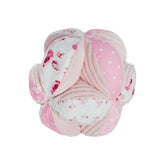 Modern Moments by Gerber Baby Boy or Girl Unisex Plush Developmental Sensory Ball, Pink Roses
