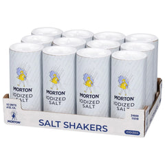Morton Iodized Salt Shakers, 12 pk. - USA MEGA SHOP