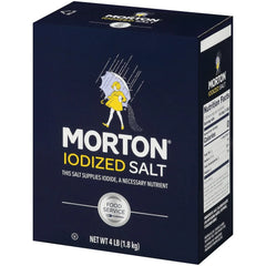 Morton Iodized Salt, 64 oz. - USA MEGA SHOP