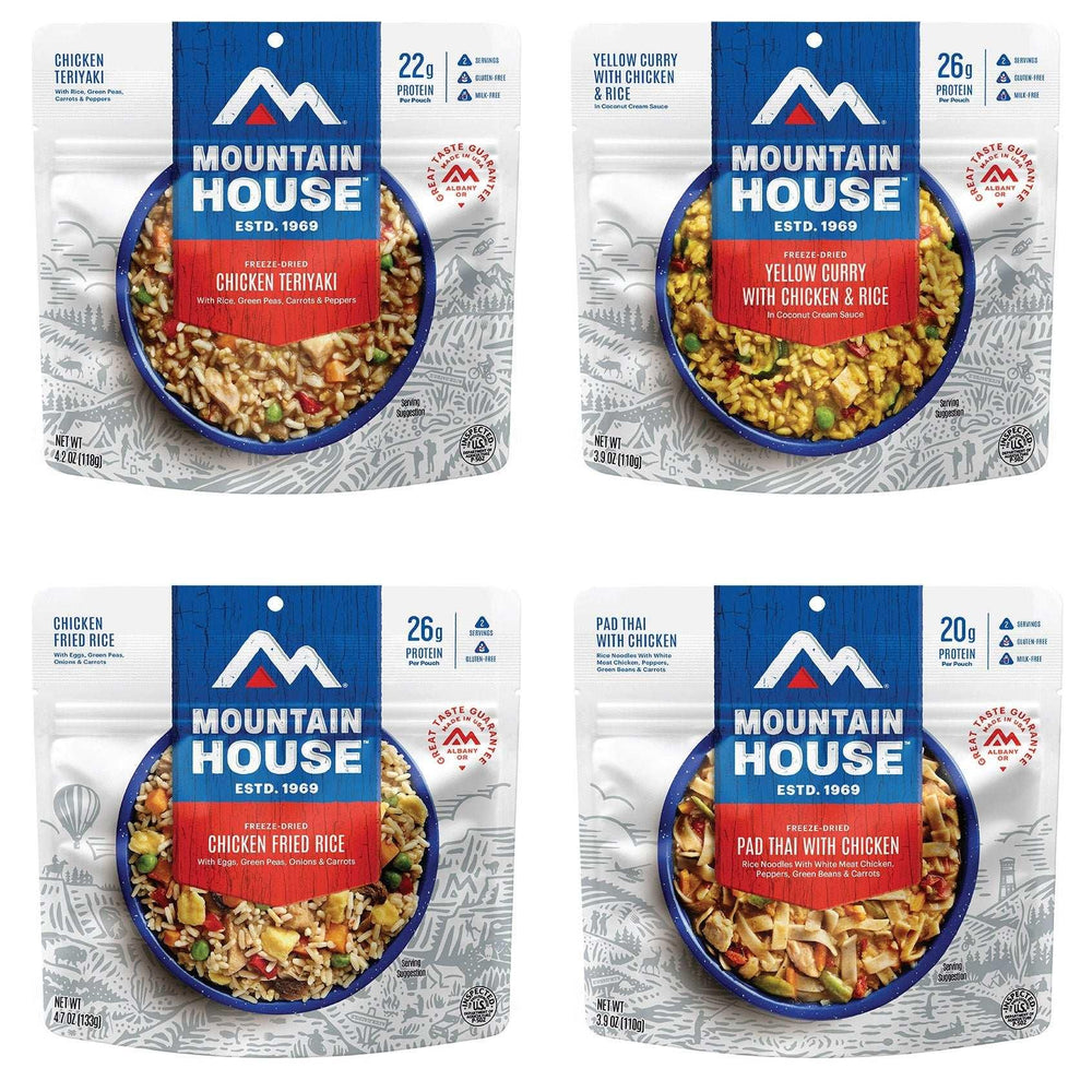 Mountain House Asian Inspired Freeze Dried Kit, 24-count (48 Total Servings) - USA MEGA SHOP