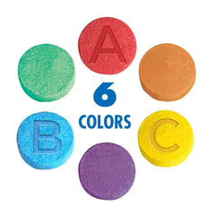 Mr. Bubble Fizzy Tub Colors, Fragrance Free, Waterfall Cap, 150 Count