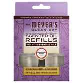 Mrs. Meyer's Clean Day Premium Scented Oil Plug-in Diffuser, Air Freshener Refills - Compassion Flower - 0.67 fl oz, 2 pack