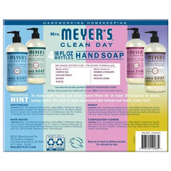 Mrs. Meyer's Hand Soap Clean Day Assortment, 16 fl oz, 4-pack
